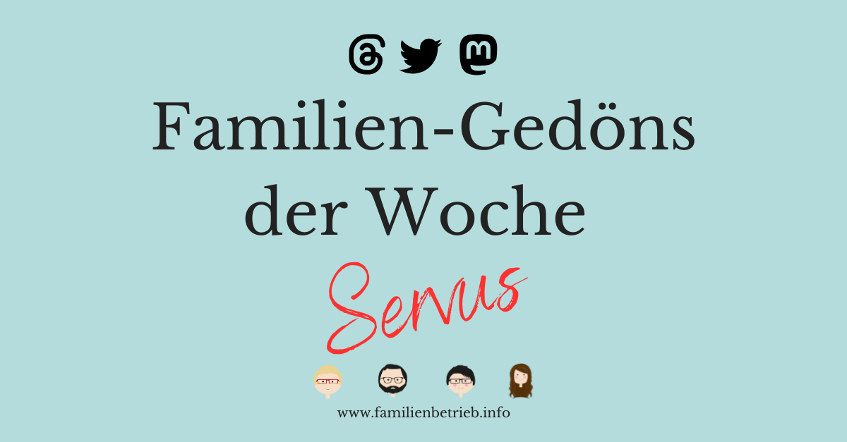 Familien-Gedöns der Woche (550): The End